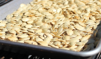 Whole Roasted Pumpkin Seeds on the Grill