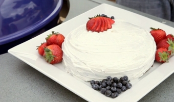 Grilled Iced Chocolate Cake